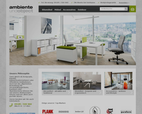 ambienteundobjectonline.de besuchen