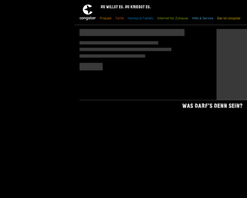 congstar.de besuchen