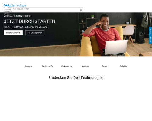 dell.de besuchen