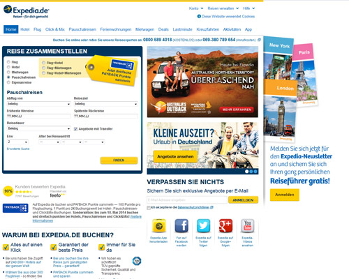 expedia.de besuchen