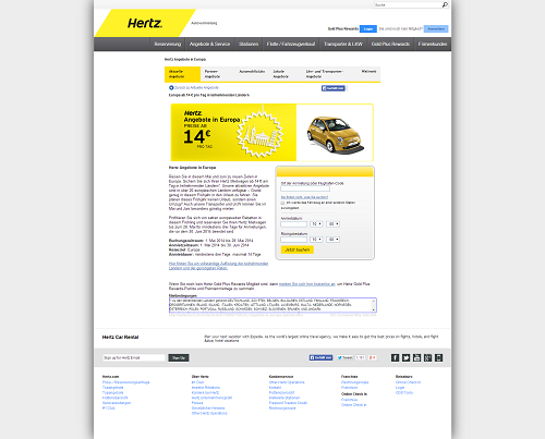 hertz.de besuchen