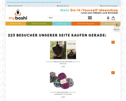 myboshi.net besuchen