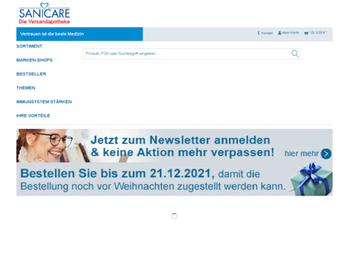 sanicare.de besuchen