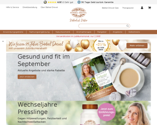 shop.baerbel-drexel.com besuchen