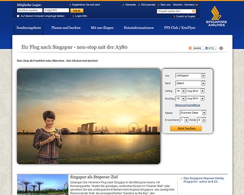 singaporeair.com besuchen